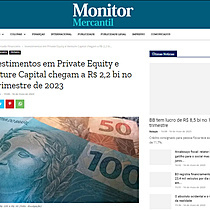 Investimentos em Private Equity e Venture Capital chegam a R$ 2,2 bi no 1 trimestre de 2023